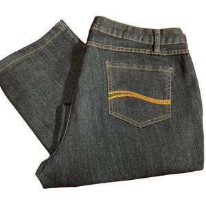 Dark Wash Medium Rise Jeans